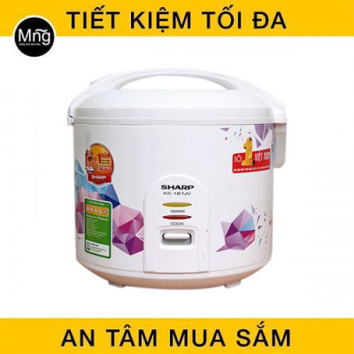 Nồi cơm điện Sharp KS-18TJV - 1.8L