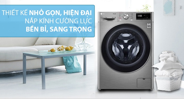 Máy giặt sấy LG lồng ngang 9 Kg Inverter FV1409G4V
