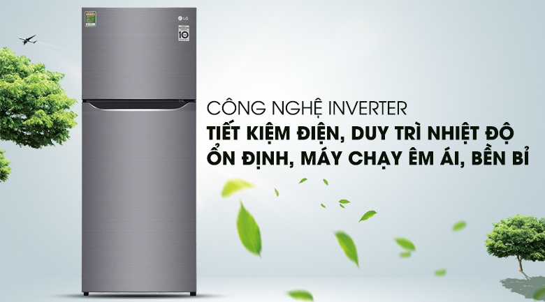 Tủ lạnh LG Inverter 187 lít GN-L205S