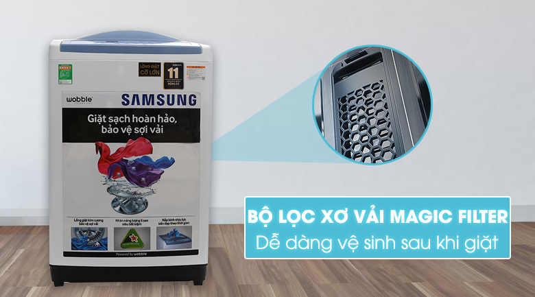 Máy giặt Samsung WA90M5120SW/SV 9Kg Lồng đứng-3