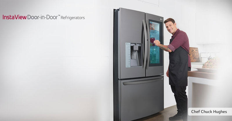 tủ lạnh Lg thiết kế sang trọng và tinh tế
