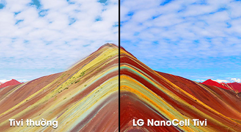 Công nghệ Nano Color cho ra màu sắc tinh khiết