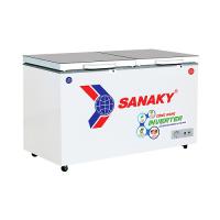 Tủ đông 2 chế độ invereter Sanaky 280 Lít cánh kính cường lực xám  VH-3699W4K