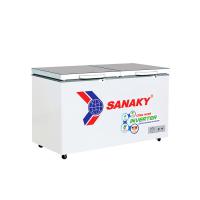 Tủ đông Sanaky Inverter 240 lít kính cường lực xanh VH-2899A4KD