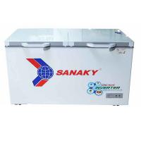 Tủ đông Sanaky Inverter 280 lít kính cường lực xanh VH-3699A4KD