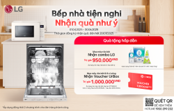 Chương trình khuyến mãi LG " Bếp nhà tiện nghi - Nhận quà như ý"