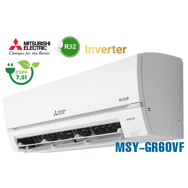 Điều hòa Mitsubishi Electric GR60VF-1 chiều inverter-21000BTU