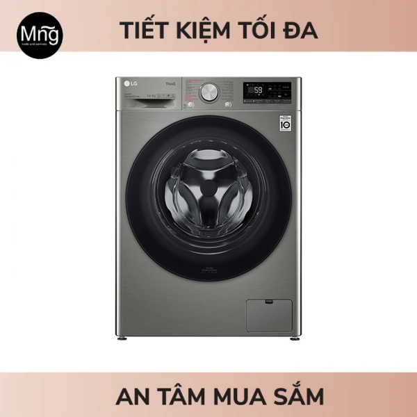 Máy giặt LG FV1414S3P | 14kg Cửa ngang Inverter