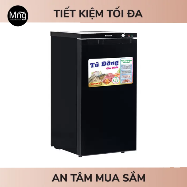 Tủ đông đứng Sanaky VH-160K 118 lít