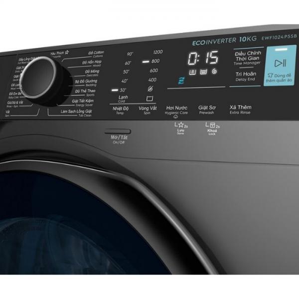 Máy giặt Electrolux 10Kg lồng ngang Inverter EWF1024P5SB