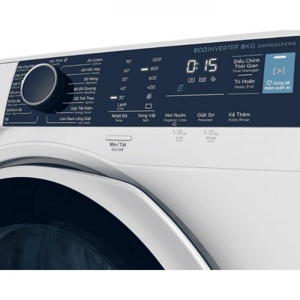 Máy giặt Electrolux 8Kg lồng ngang Inverter EWF8024P5WB