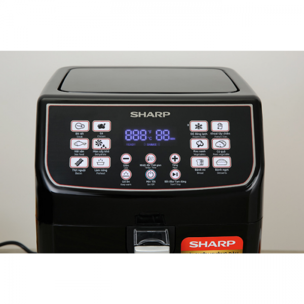 Nồi chiên không dầu Sharp KF-AF55EV-BK 5.2 lít