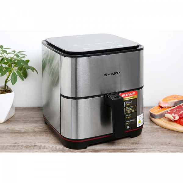 Nồi chiên không dầu Sharp KF-AF70EV-ST 5.5 lít