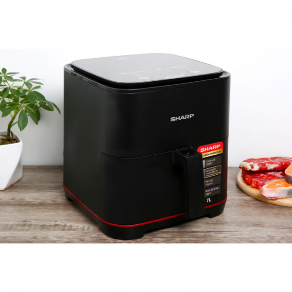 Nồi chiên không dầu Sharp KF-AF70EV-BK 5.5 lít