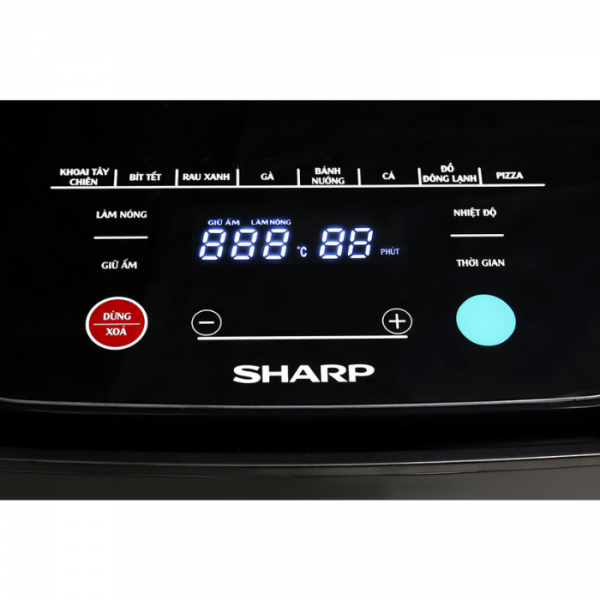 Nồi chiên không dầu Sharp KF-AF70EV-BK 5.5 lít