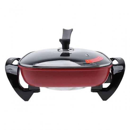 Nồi Lẩu Điện Nướng Vuông Đa Năng Greencook Sony 5L 1350W GCEH30