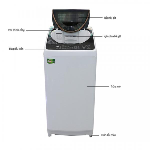 Máy giặt Toshiba inverter 16kg AW-DME1700WV