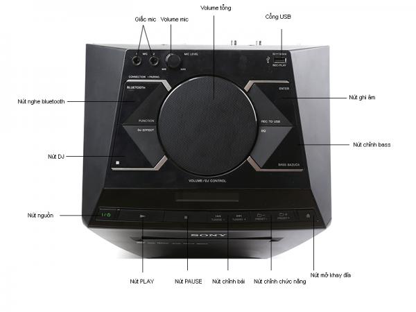 Dàn âm thanh Sony Hifi MHC-V4D