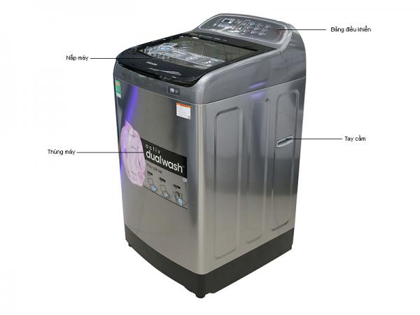 MÁY GIẶT SAMSUNG LỒNG ĐỨNG WA14J6750SP/SV - 14 KG