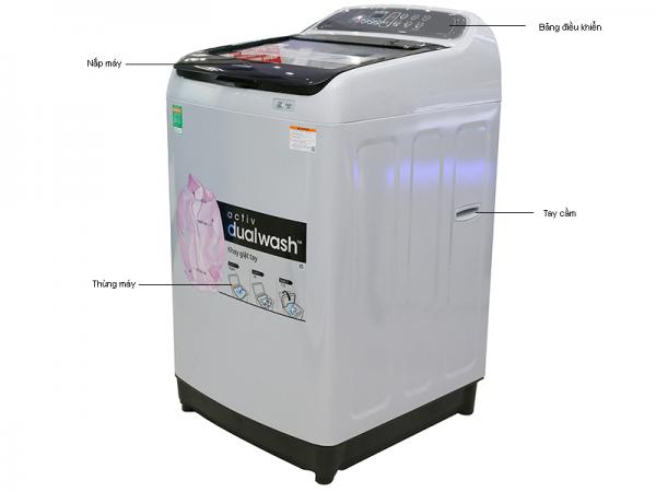 MÁY GIẶT SAMSUNG 10KG WA10J5710SG/SV LỒNG ĐỨNG