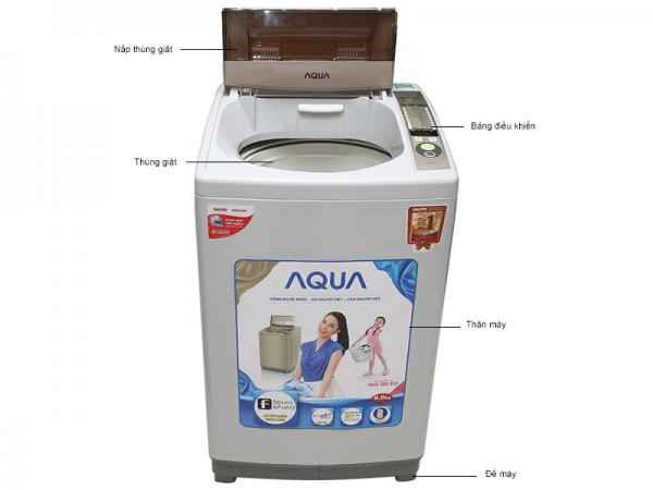 MÁY GIẶT AQUA AQW-S80KT 8KG LỒNG ĐỨNG