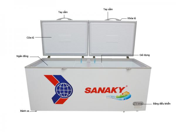 Tủ đông Sanaky 760 lít VH-8699HY