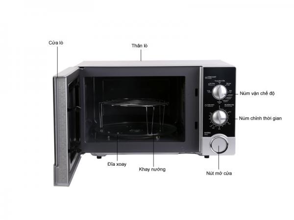 LÒ VI SÓNG CƠ SHARP R-G302VN-S 23 LÍT CÓ NƯỚNG