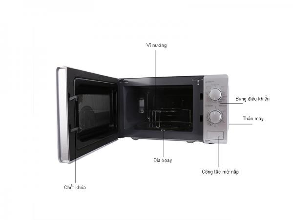 LÒ VI SÓNG CƠ SHARP R-G226VN(S) 20 LÍT CÓ NƯỚNG