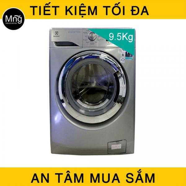 Máy giặt Electrolux 9.5 kg inverter lồng ngang EWF12935S - xám bạc