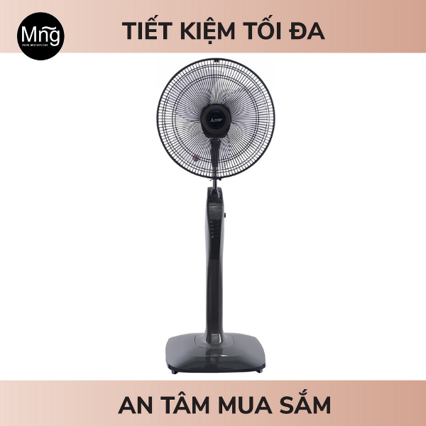 Quạt đứng Mitsubishi LV16RA CY-GY Xám Đậm