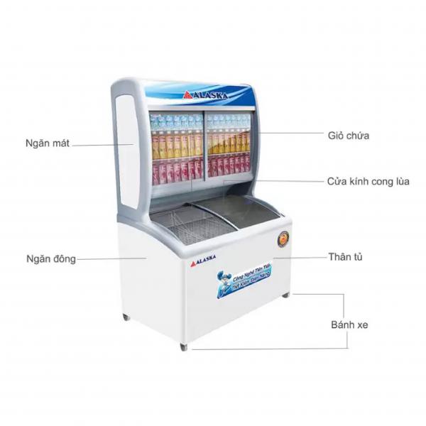 Tủ đông mát Alaska 396 Lít SFC-500