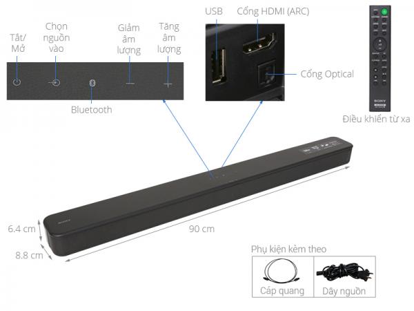 Sony 2.0 Bluetooth Sound Bar S100RF