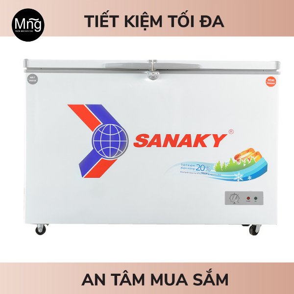 Tủ đông 2 chế độ Sanaky 260 lít VH-3699W1