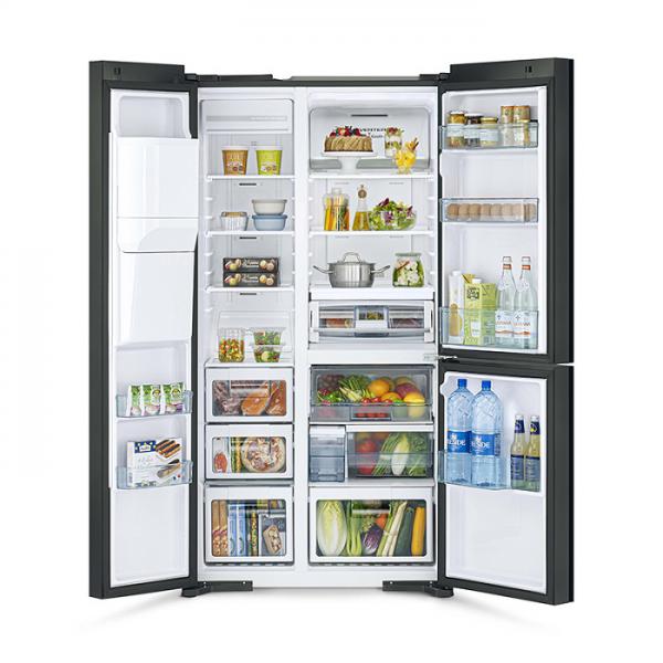 Tủ lạnh Side by Side Hitachi Inverter 569 Lít R-MY800GVGV0