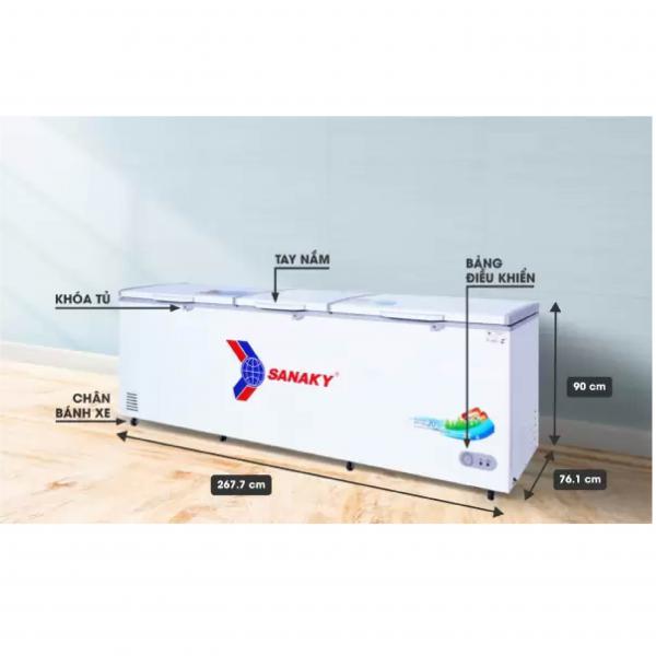 Tủ đông Sanaky 900 lít VH-1199HY