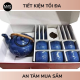 Bộ ấm trà hoa văn chạm nổi TP003