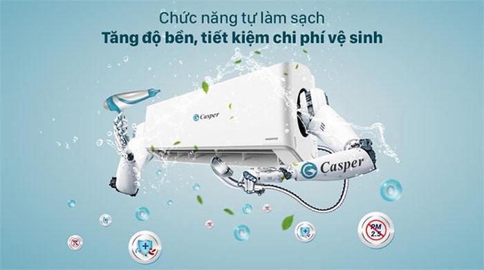 Điều hòa Casper 1 chiều 9000BTU GC-09IS32