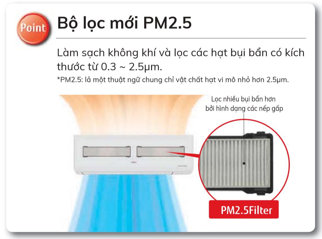  Điều hòa Fujitsu 12000BTU 1 chiều inverter ASAG12CPTA-V