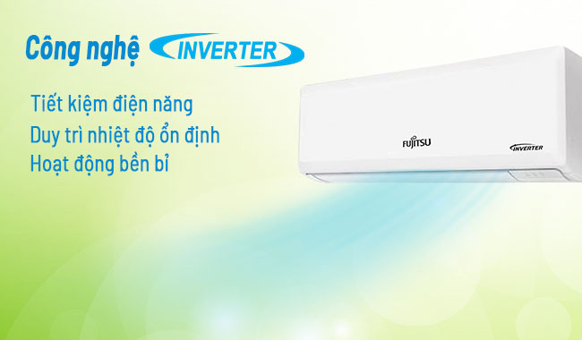 Điều hòa Fujitsu 9000BTU 1 chiều inverter ASAG09CPTA-V