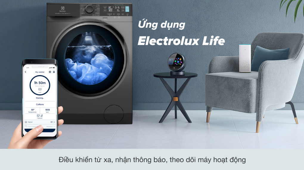 Máy giặt Electrolux 11Kg lồng ngang Inverter EWF1142R7SB