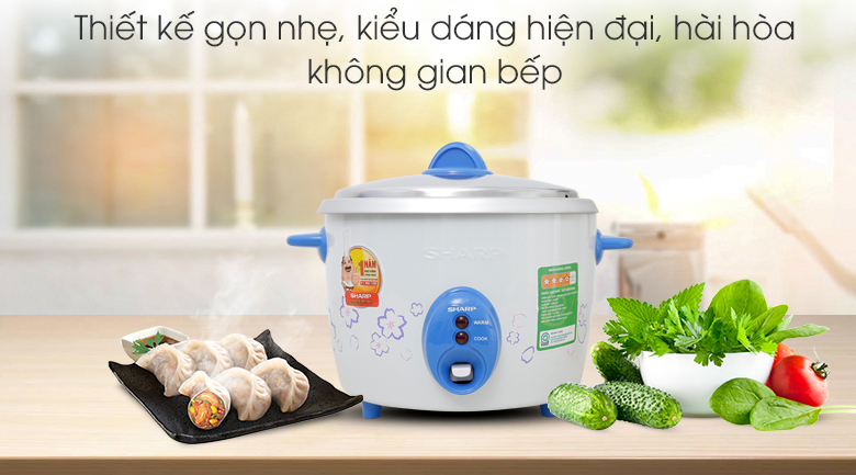 Nồi cơm điện Sharp 1.8 lít KSH-D19V