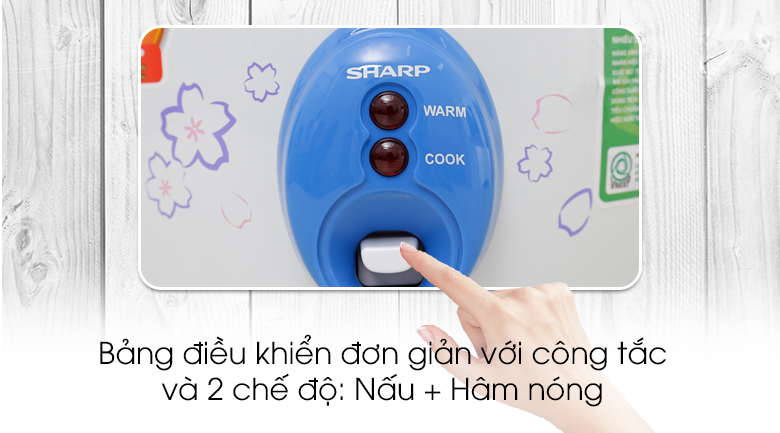 Nồi cơm điện Sharp 1.8 lít KSH-D19V