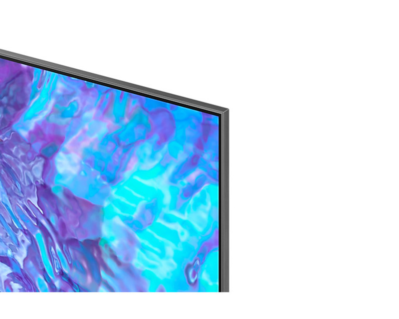 Cạnh viền siêu mỏng, vuông vức của tivi Samsung 75Q80C đem đến vẻ đẹp hiện đại, gọn gàng