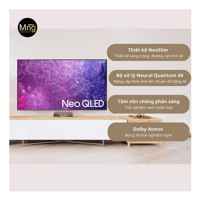 Smart TV NEO QLED Tivi 4K Samsung 50 inch 50QN90C