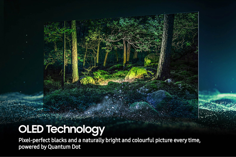 Công nghệ OLED với Quantum Dot đem đến hình ảnh với màu sắc sống động