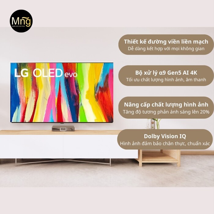 Tivi OLED LG 65C2PSA 4K 65 inch giá rẻ nhất Hà Nội