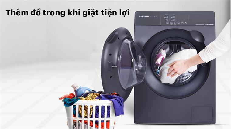 Máy giặt Sharp Inverter 8.5 Kg ES-FK852EV-W