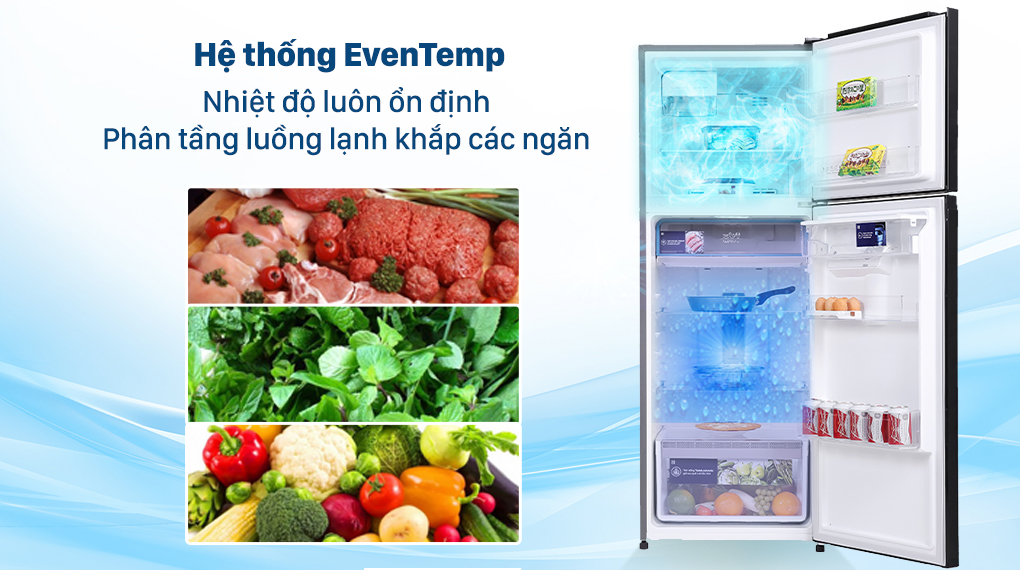 Tủ lạnh Electrolux Inverter 312 Lít ETB3440K-A
