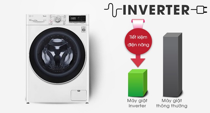 Máy giặt LG lồng ngang 9 Kg Inverter FV1409S4W