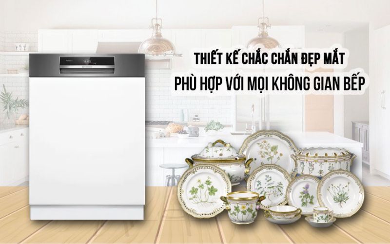  Chiếc máy rửa bát bán âm hiện đại liền mạch với mọi không gian bếp